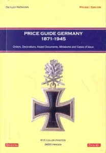Catalog of Orders and Signs of Germany 1871-1945: Niemann Detlev