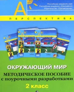 The world around him. Methodological manual with class developments. Grade 2. GEF: Novitskaya